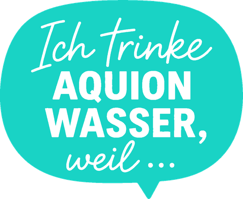 Ich trinke Aquion Wasser